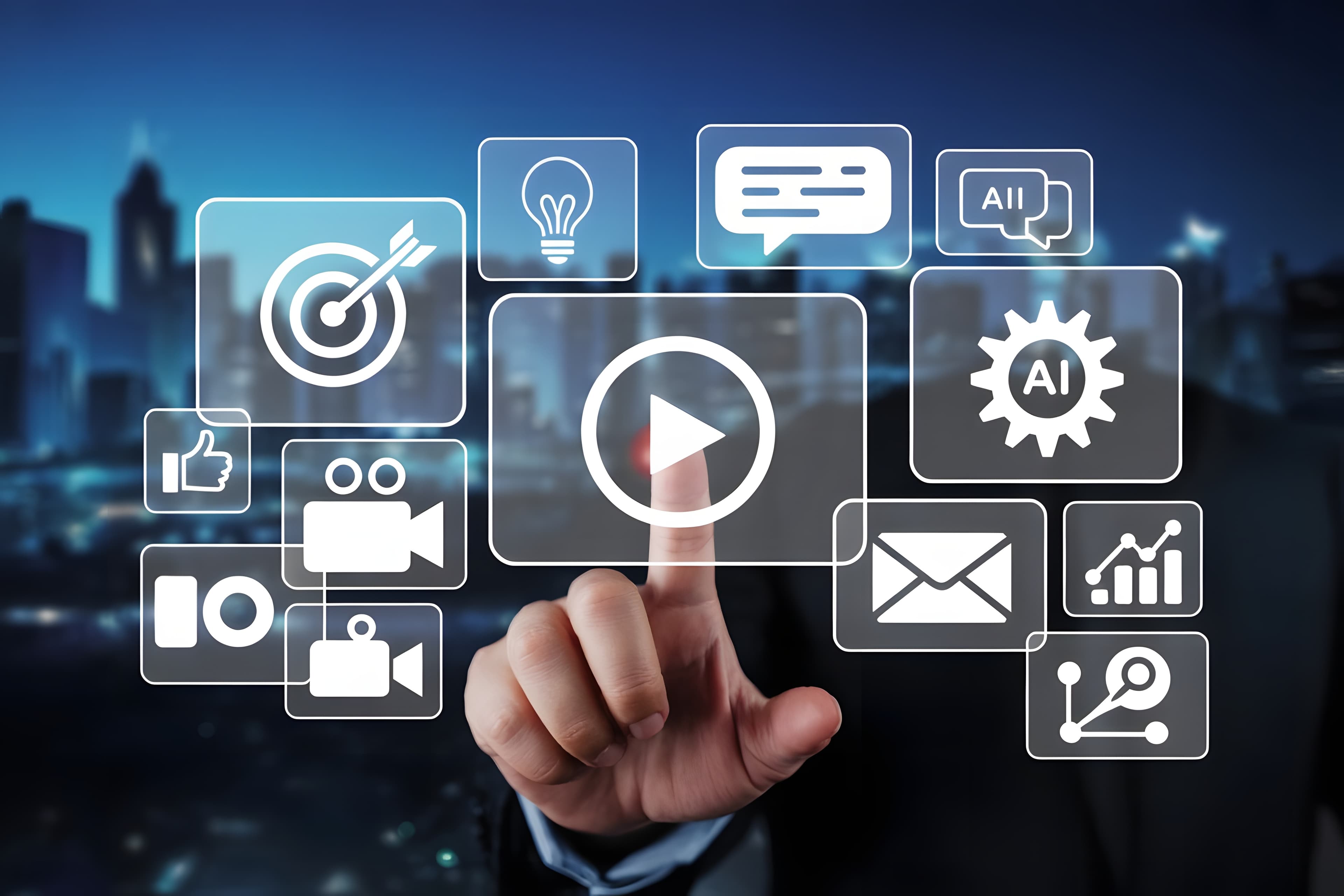 Abstract image representing intelligent automation